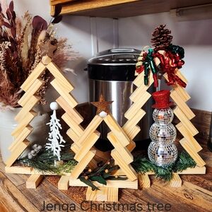 Jenga  Christmas tress